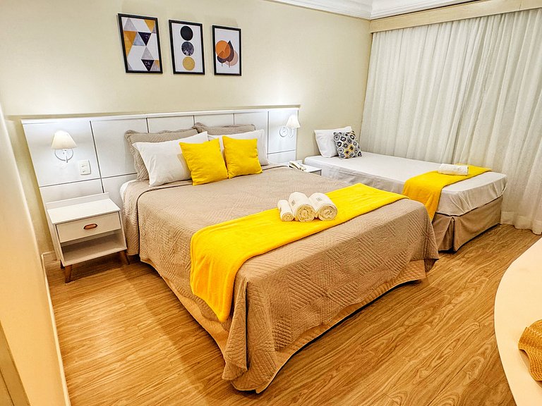 Flat Aconchegante c/ Vista para o Mar