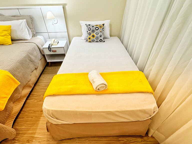 Flat acogedor con vista al mar