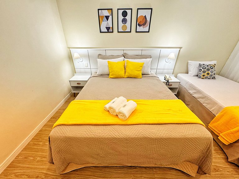 Flat acogedor con vista al mar