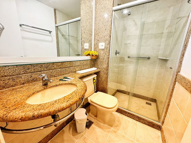 Flat acogedor con vista al mar